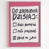 "LISTA NA DZISIAJ" poster