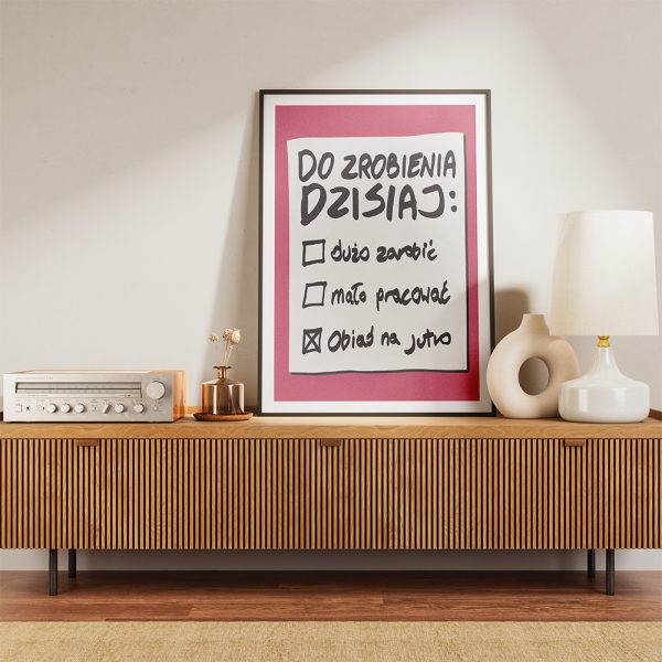 "LISTA NA DZISIAJ" poster