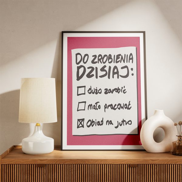 "LISTA NA DZISIAJ" poster