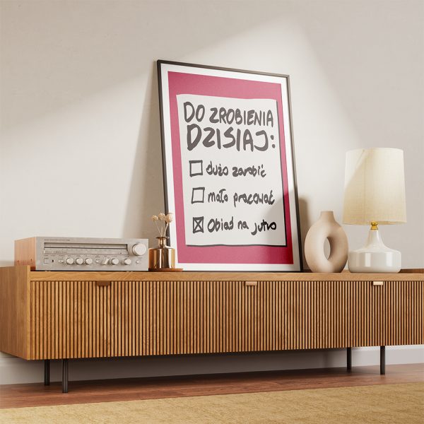 "LISTA NA DZISIAJ" poster