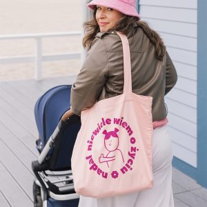 "NIEWIELE WIEM" totebag